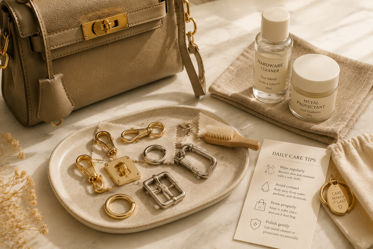 Say No to Oxidation and Fading! Your Daily Maintenance Guide for Leather Bag Hardware ✨
