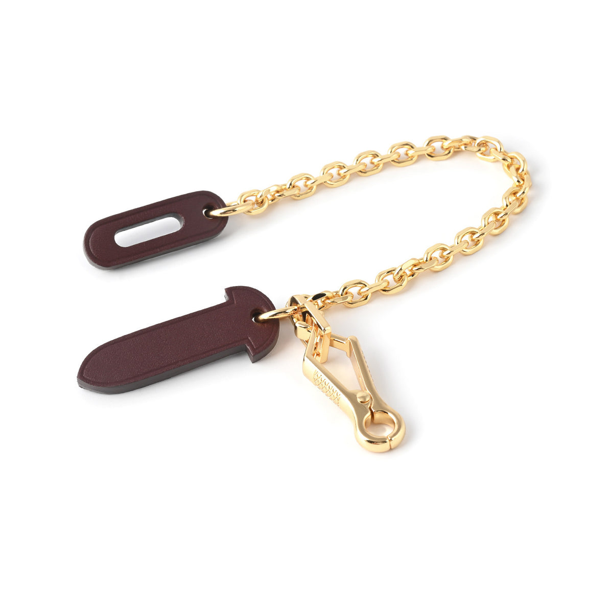 Strapory Protective Leather Flap Closure Tab & Chain for Hermès Herbag
