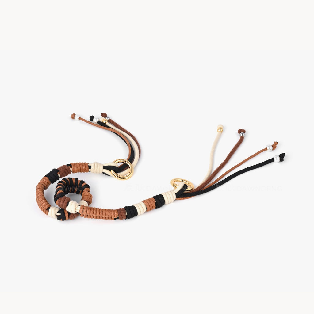 Strapory Nomad Beaded & Woven Tassel Strap for Hermes Evelyne 16/23
