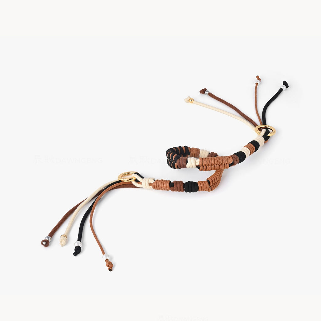 Strapory Nomad Beaded & Woven Tassel Strap for Hermes Evelyne 16/23
