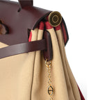 Strapory Roulis Leather Flap Closure Tab & Chain for Hermès Herbag