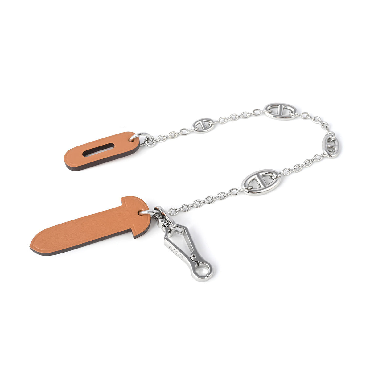 Strapory Roulis Leather Flap Closure Tab & Chain for Hermès Herbag