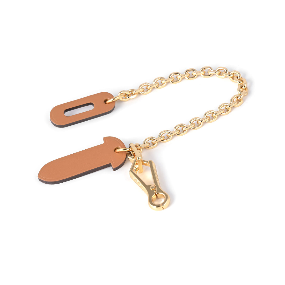 Strapory Protective Leather Flap Closure Tab & Chain for Hermès Herbag