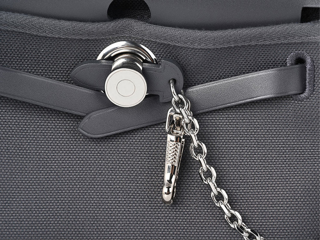 Strapory Protective Leather Flap Closure Tab & Chain for Hermès Herbag