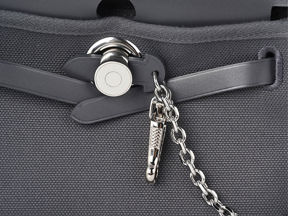 Strapory Protective Leather Flap Closure Tab & Chain for Hermès Herbag