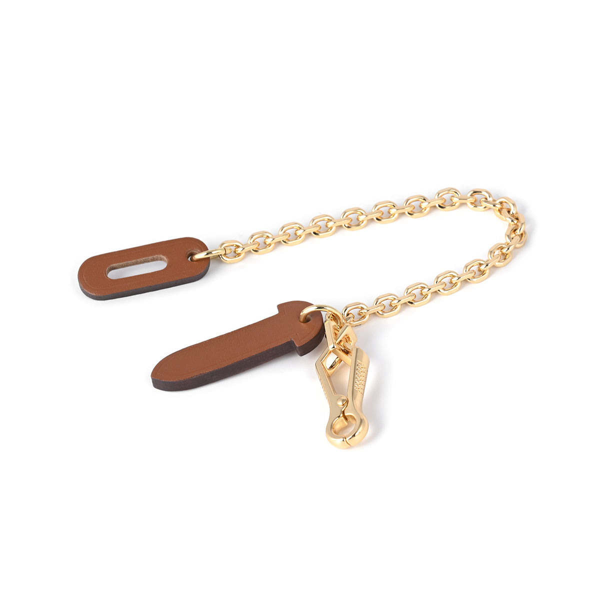 Strapory Protective Leather Flap Closure Tab & Chain for Hermès Herbag