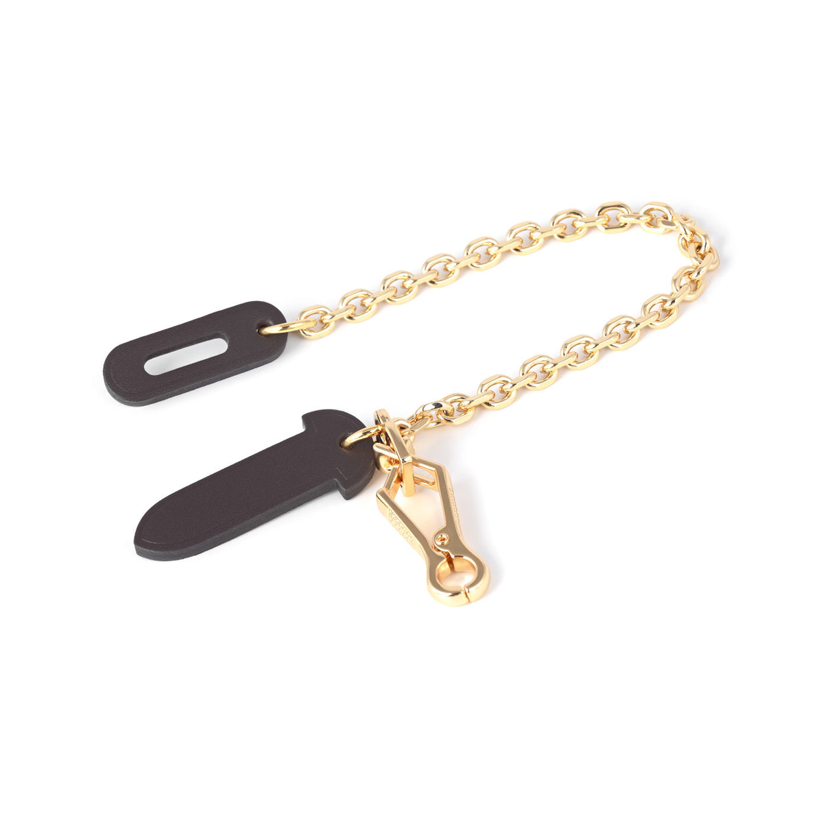 Strapory Protective Leather Flap Closure Tab & Chain for Hermès Herbag