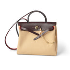 Strapory Roulis Leather Flap Closure Tab & Chain for Hermès Herbag