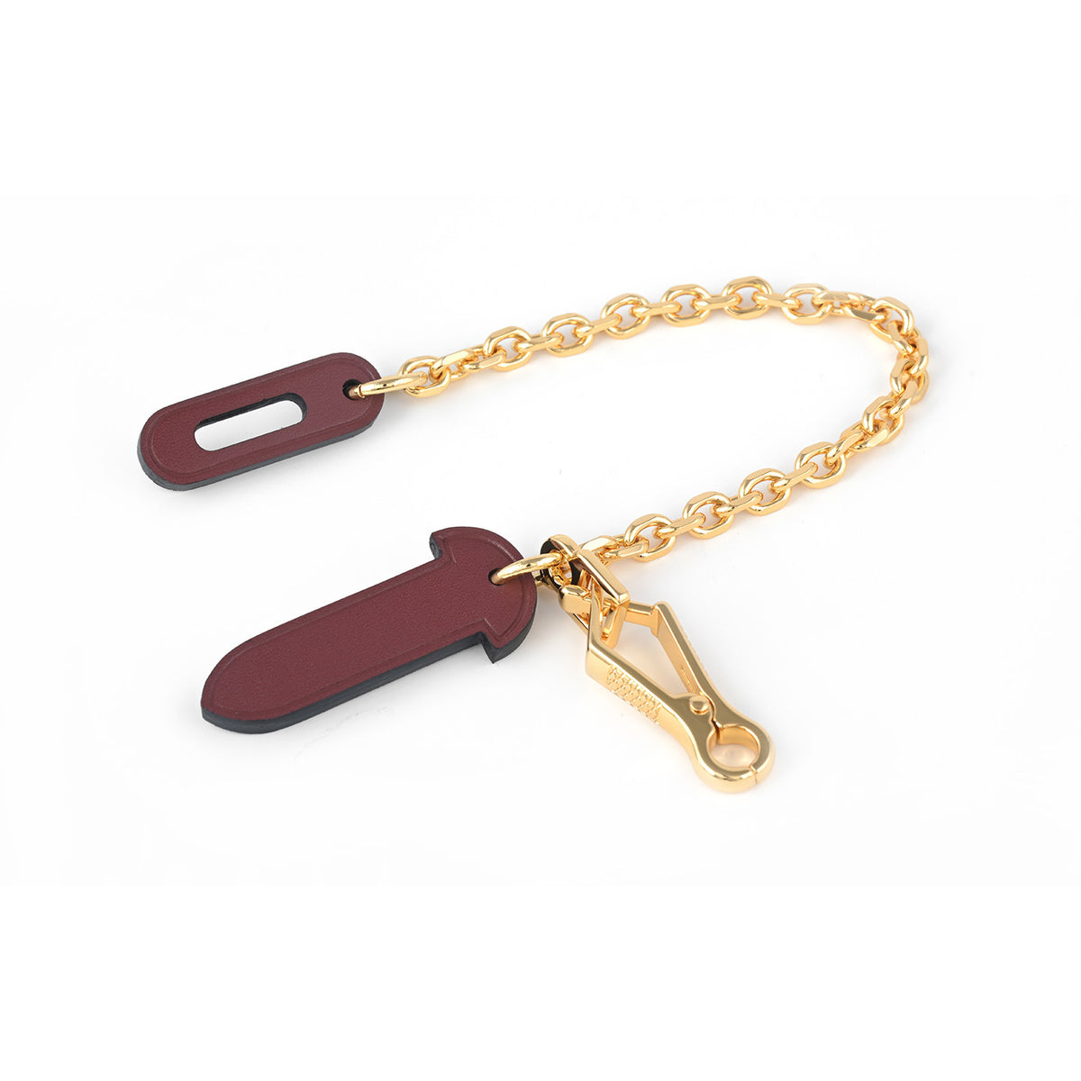 Strapory Protective Leather Flap Closure Tab & Chain for Hermès Herbag