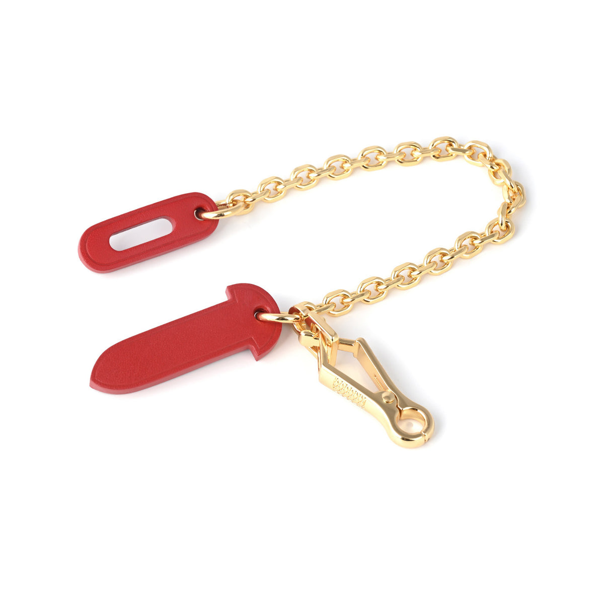 Strapory Protective Leather Flap Closure Tab & Chain for Hermès Herbag
