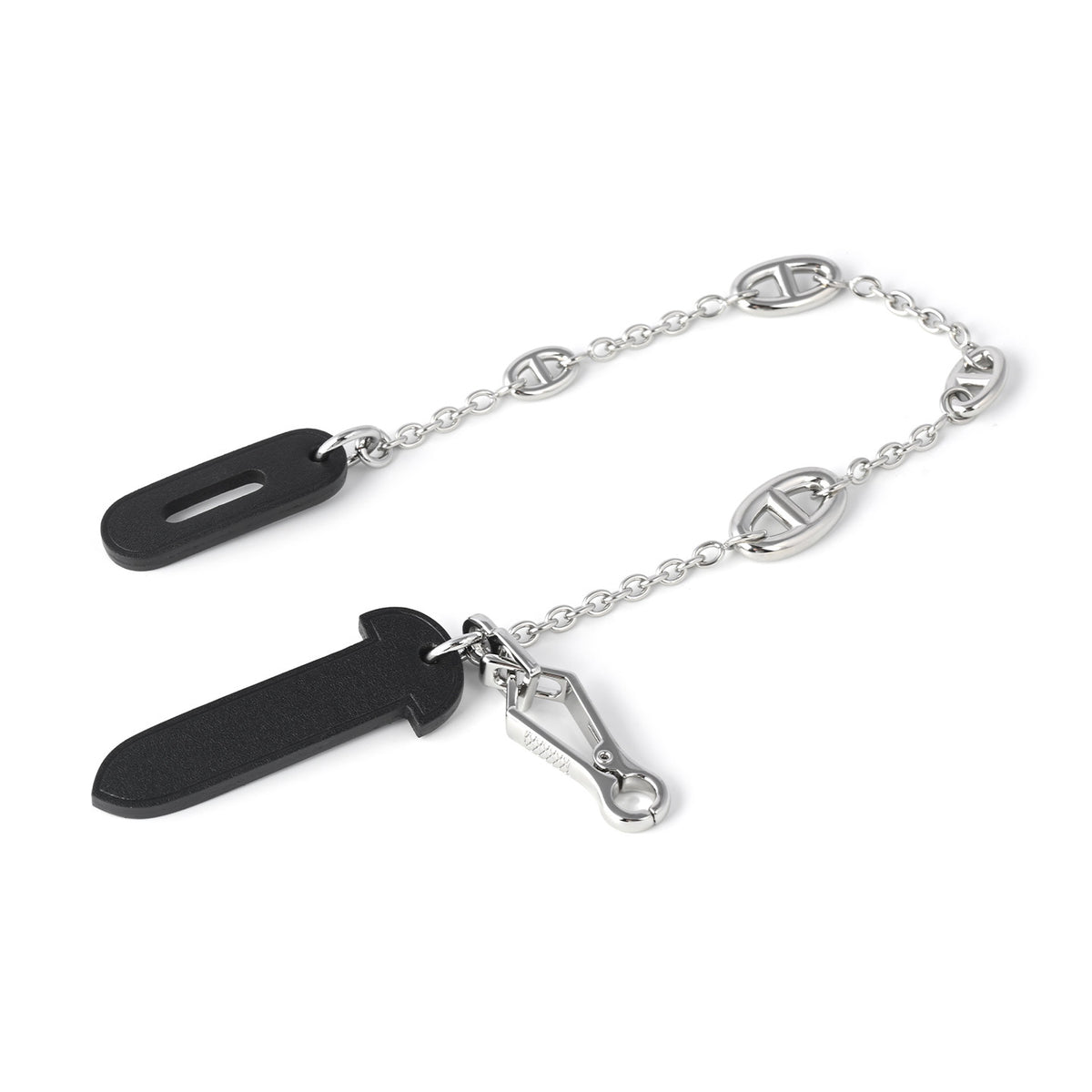 Strapory Roulis Leather Flap Closure Tab & Chain for Hermès Herbag