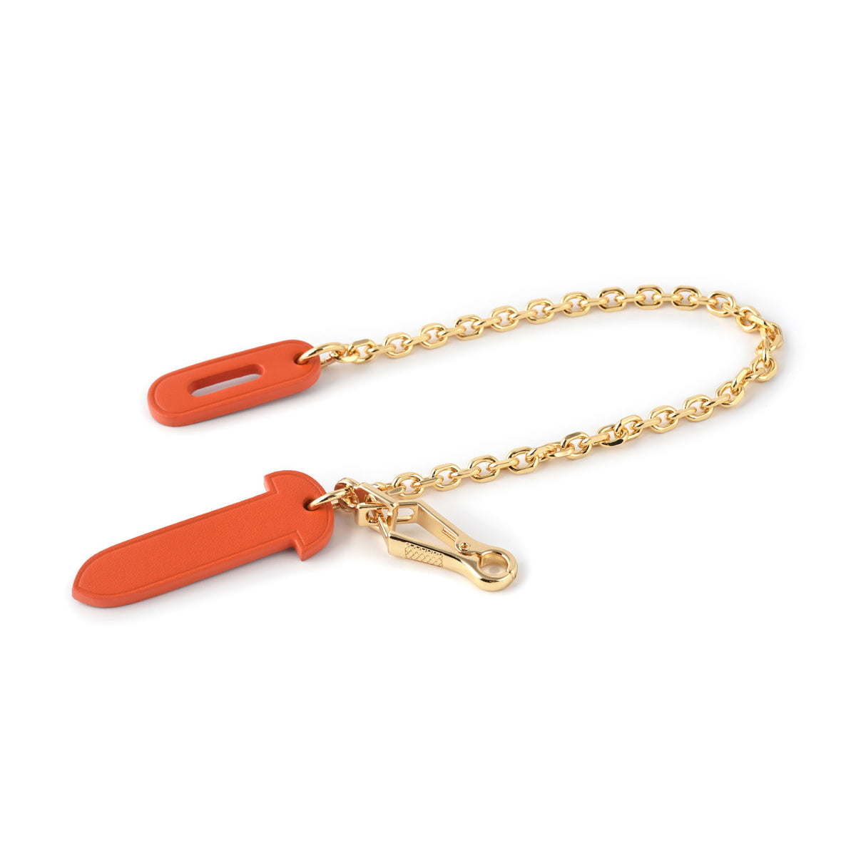 Strapory Protective Leather Flap Closure Tab & Chain for Hermès Herbag