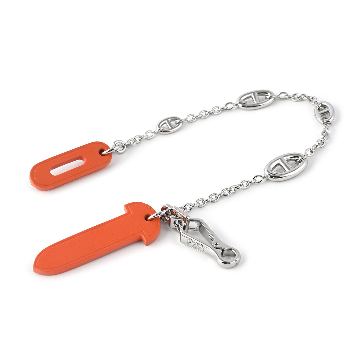 Strapory Roulis Leather Flap Closure Tab & Chain for Hermès Herbag