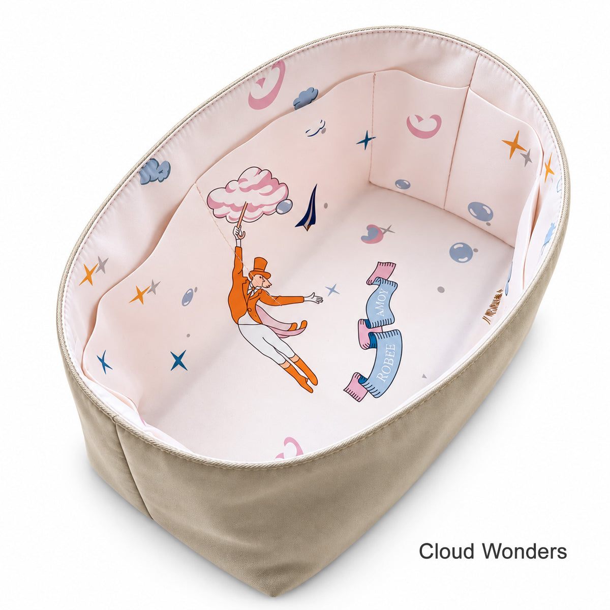 Strapory Satin Luxe Cloud Wonders Organizer for Lindy