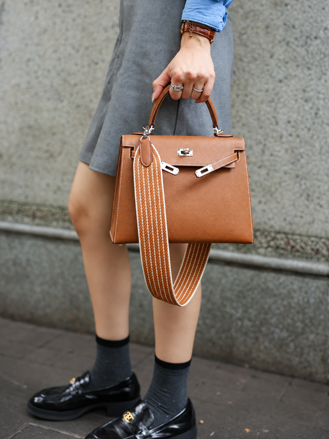 Strapory Wheatweave Wide Shoulder Strap for Kelly 25, 28 & 32 and Bolide 27 & 31 Bags