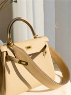 Strapory Leather Replacement Strap Compatible with Hermes Kelly, 24/24, Bolide & more