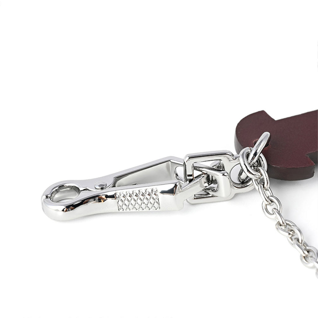 Strapory Roulis Leather Flap Closure Tab & Chain for Hermès Herbag