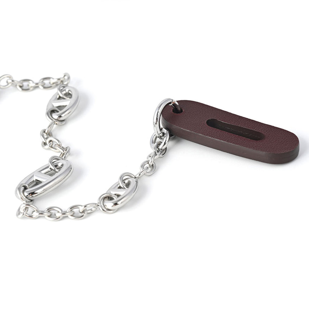 Strapory Roulis Leather Flap Closure Tab & Chain for Hermès Herbag