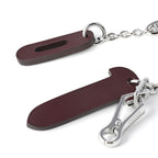 Strapory Roulis Leather Flap Closure Tab & Chain for Hermès Herbag