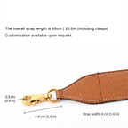 Strapory Leather Replacement Strap Compatible with Hermes Kelly, 24/24, Bolide & more