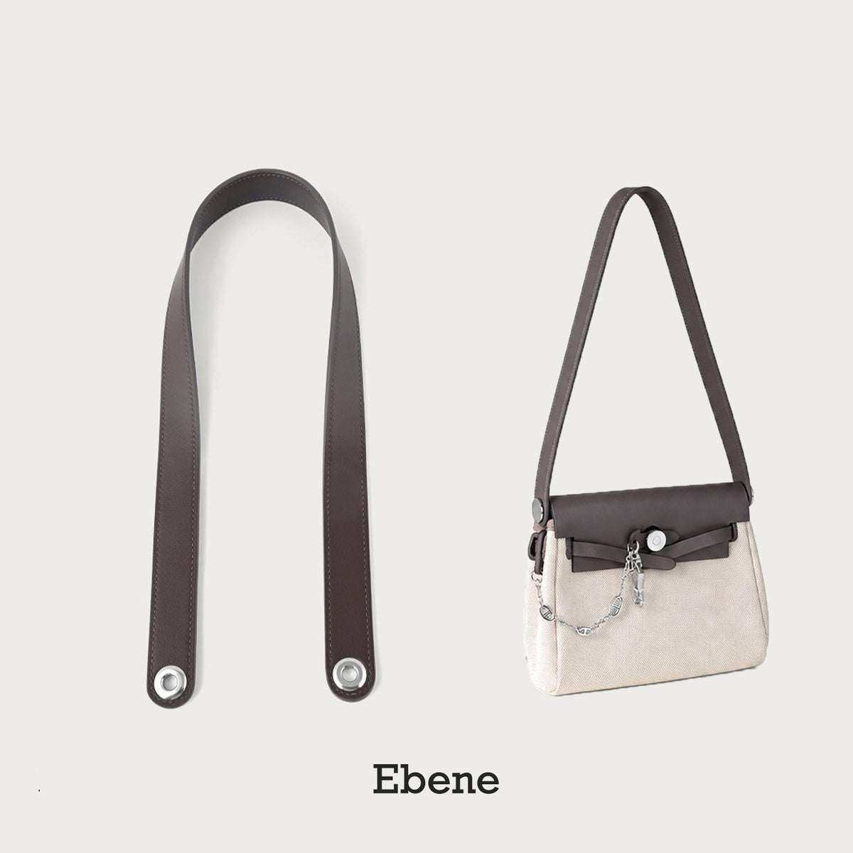 Strapory Leather Replacement Strap Compatible with Hermes Mini Herbag