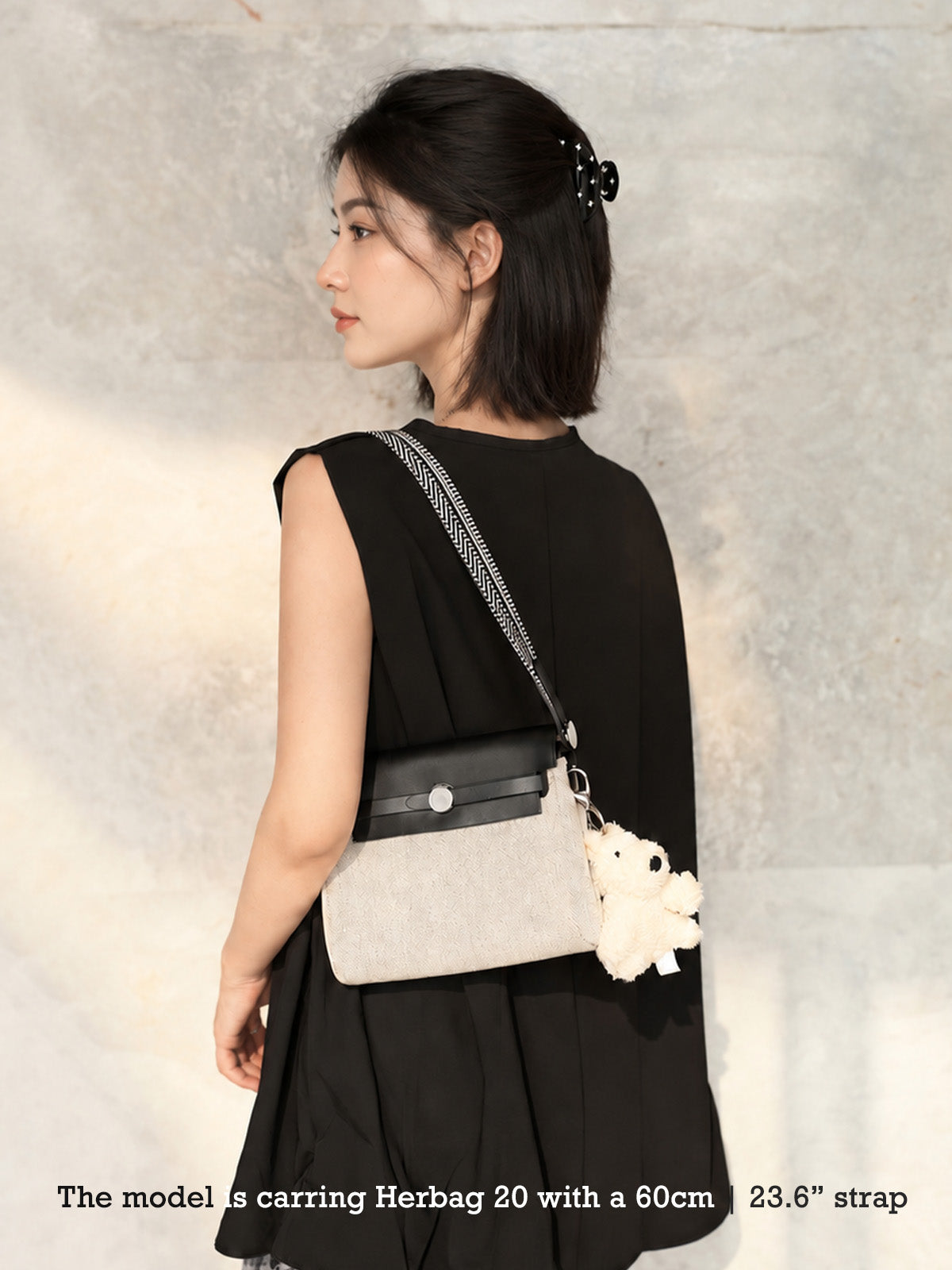 Strapory Woven Replacement Strap Compatible with Hermes mini Herbag