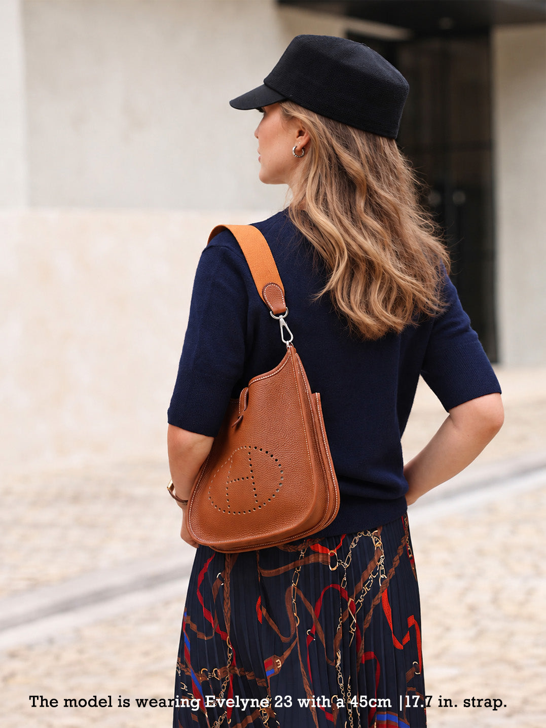 Strapory Fibre Canvas Replacement Shoulder Strap for Hermès Evelyne 23