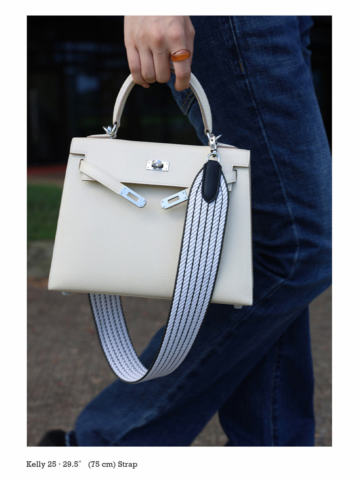 Strapory Wheatweave Wide Shoulder Strap for Kelly 25, 28 & 32 and Bolide 27 & 31 Bags